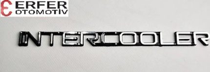 Mitsubishi Fe859 Amblem "INTERCOOLER"